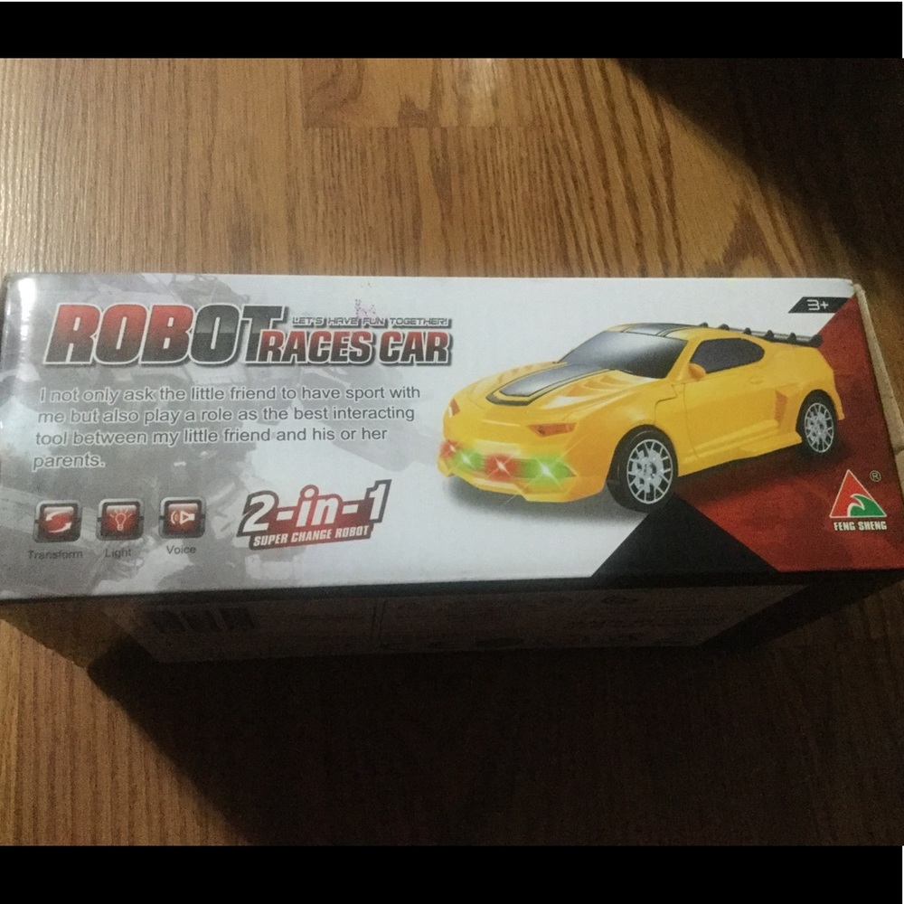 RobotRaces car B O Bump and Go Transforming Toys